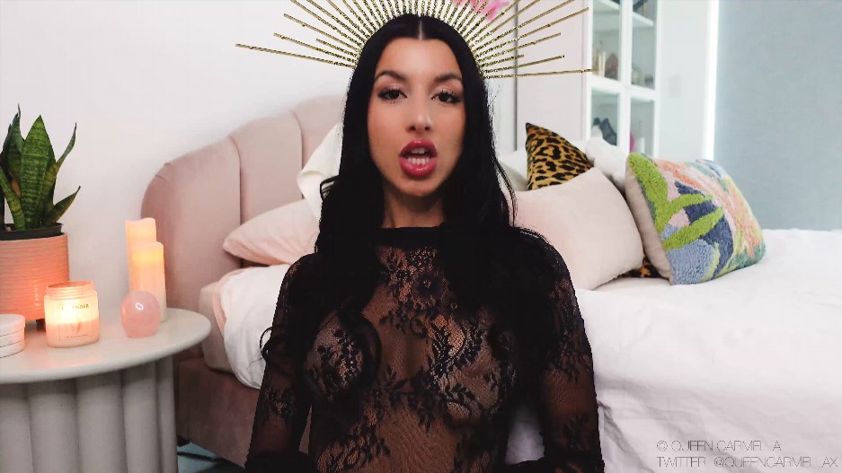 Queen Carmella - The Religion Of Female Supremacy -Handpicked Jerk-Off Instruction